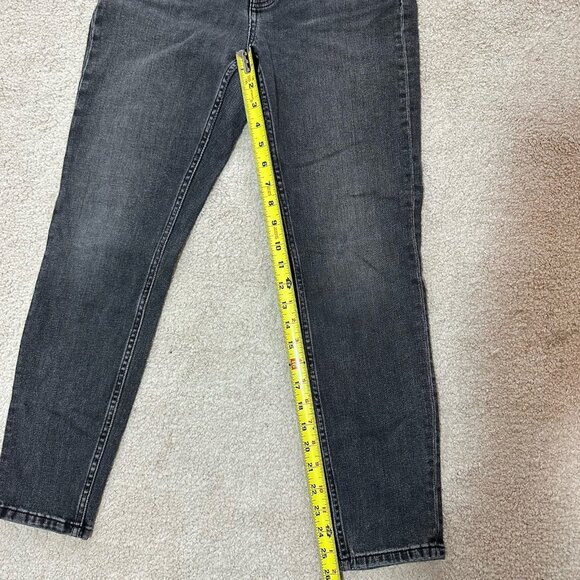 Everlane Jeans Women’s Size 27 Dark Wash Black Ankle Slim Fit High Rise - Picture 7 of 8